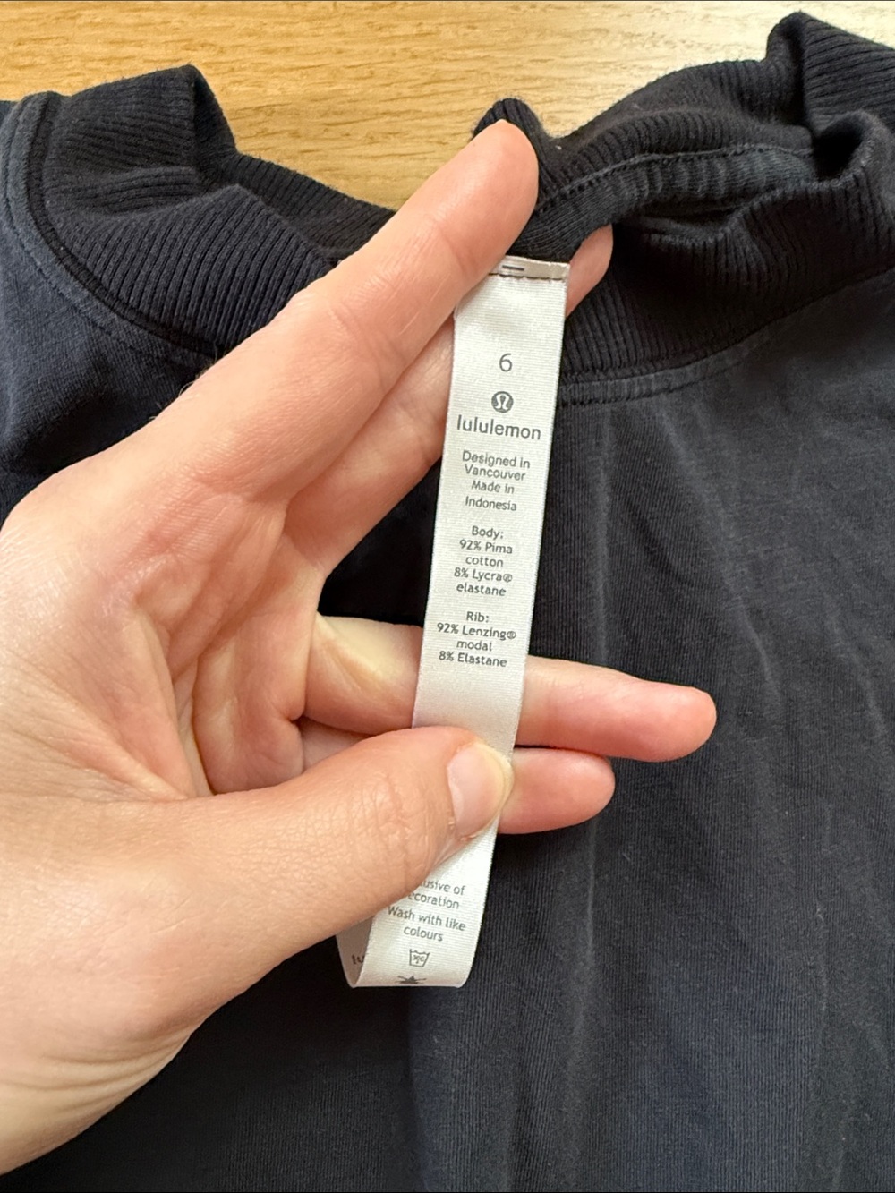 Black lululemon size 6 Black Drawstring Tank Top - Picture 3 of 6